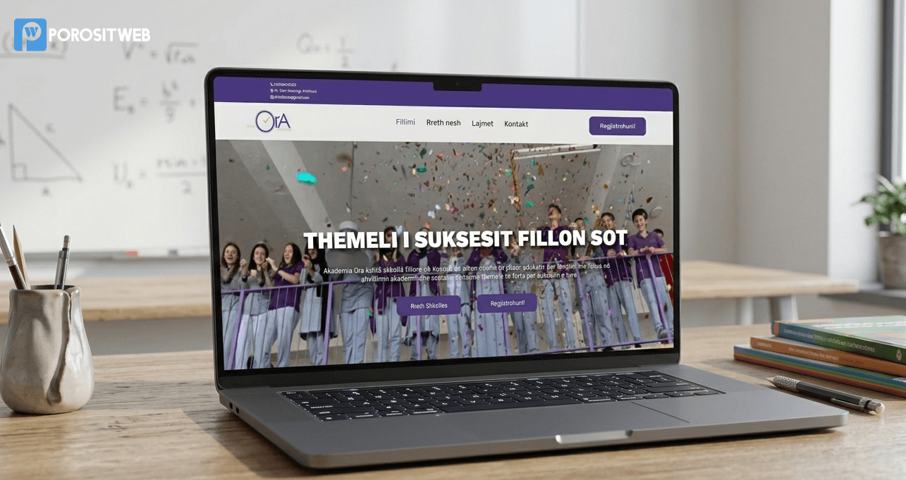Shkolla ora mockup