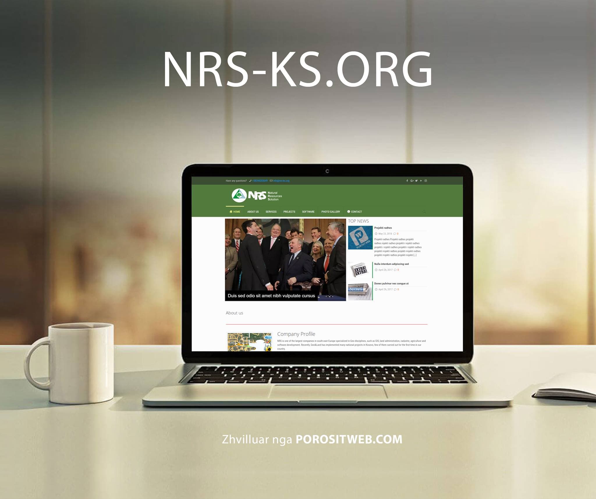 NRS-KS.ORG - Webfaqe e radhes e krijuar nga PW