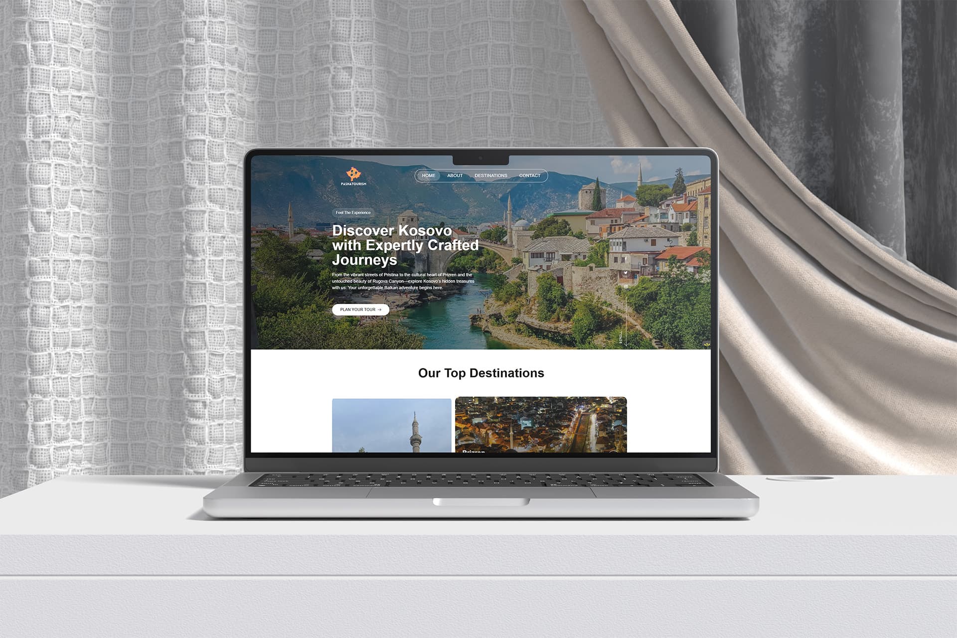 PASHATOURISM.COM – Reise- und Tourismusplattform zur Präsentation von Reisezielen im Kosovo