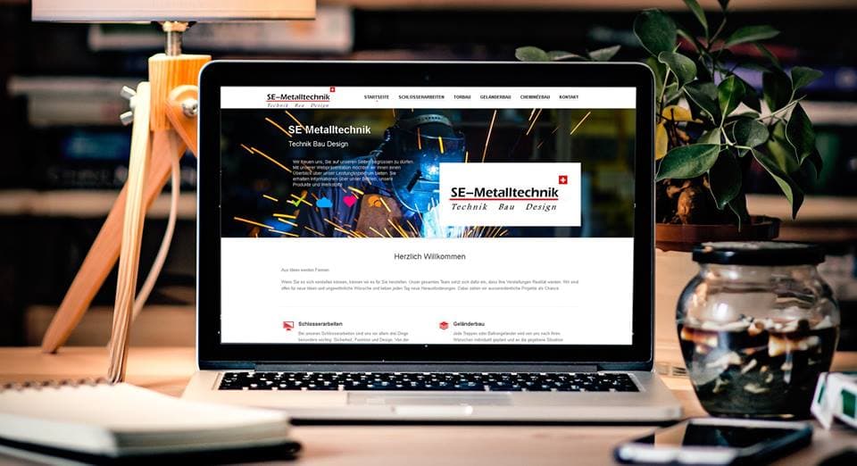 Webfaqja e fundit e dizajnuar nga Porositweb.com per SE-Metalltechnik