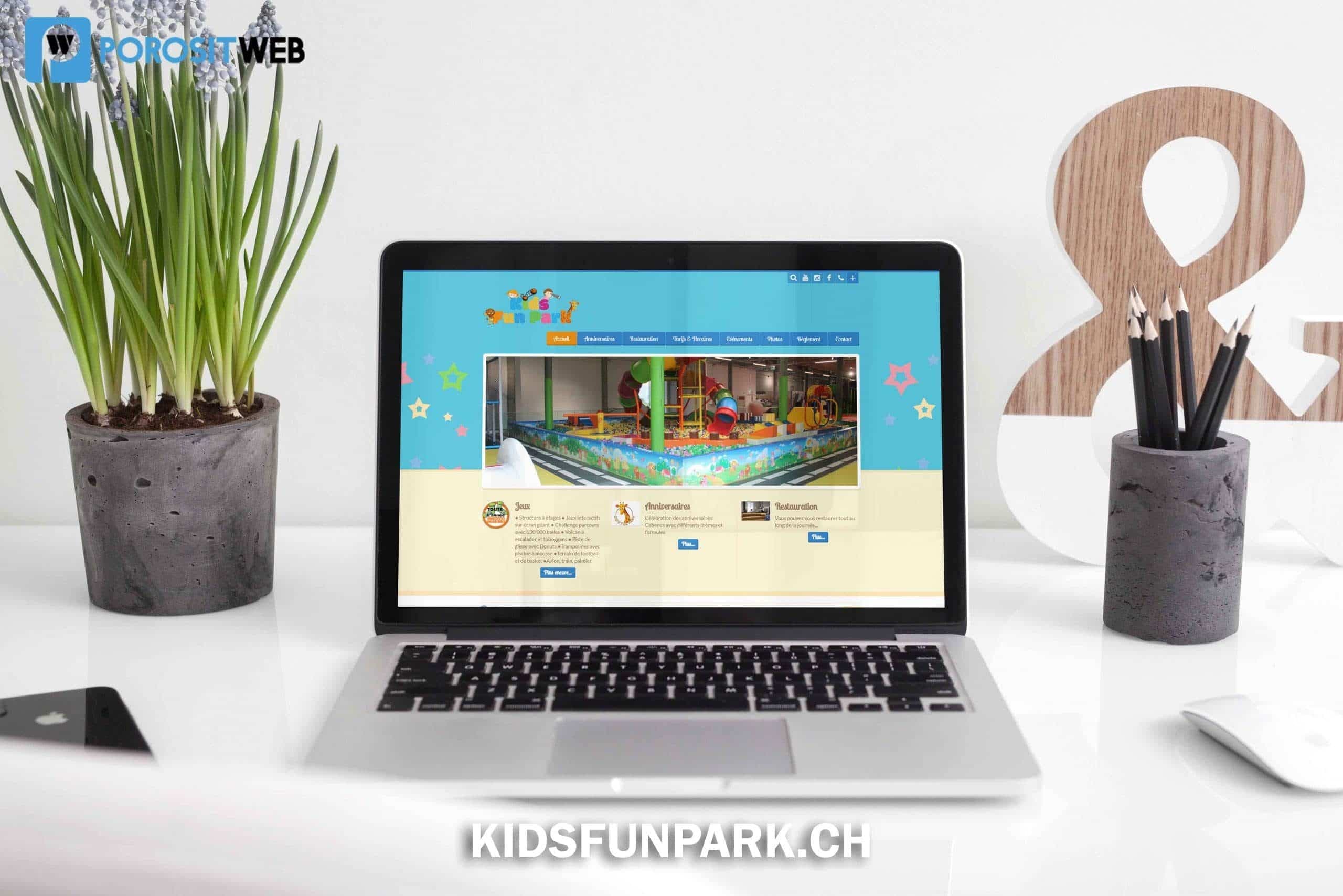 KIDSFUNPARK.CH - Webfaqe Informacionale Kids Playground në Zvicërr