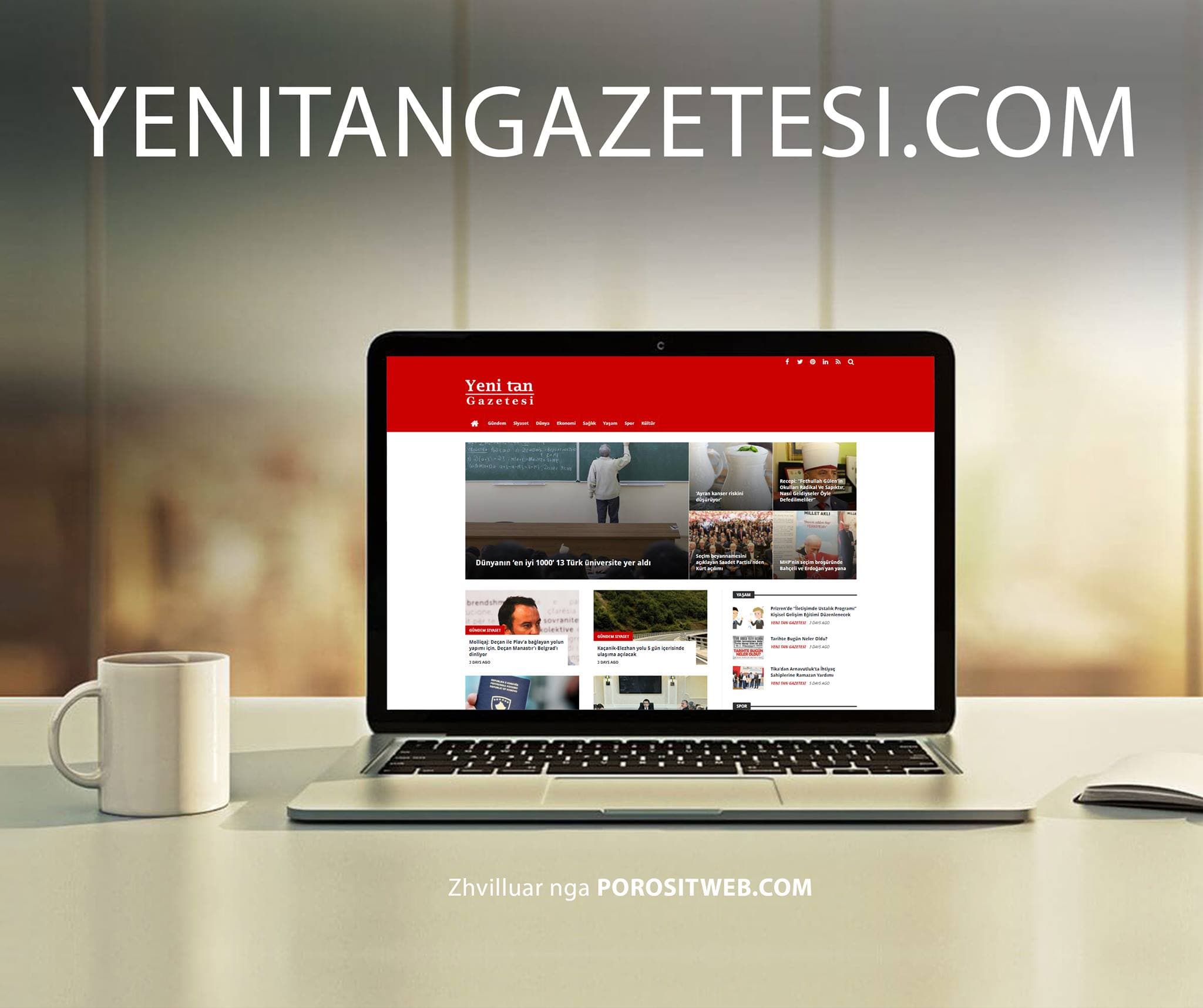 Yenitan Gazetesi - Portal në gjuhën Turke