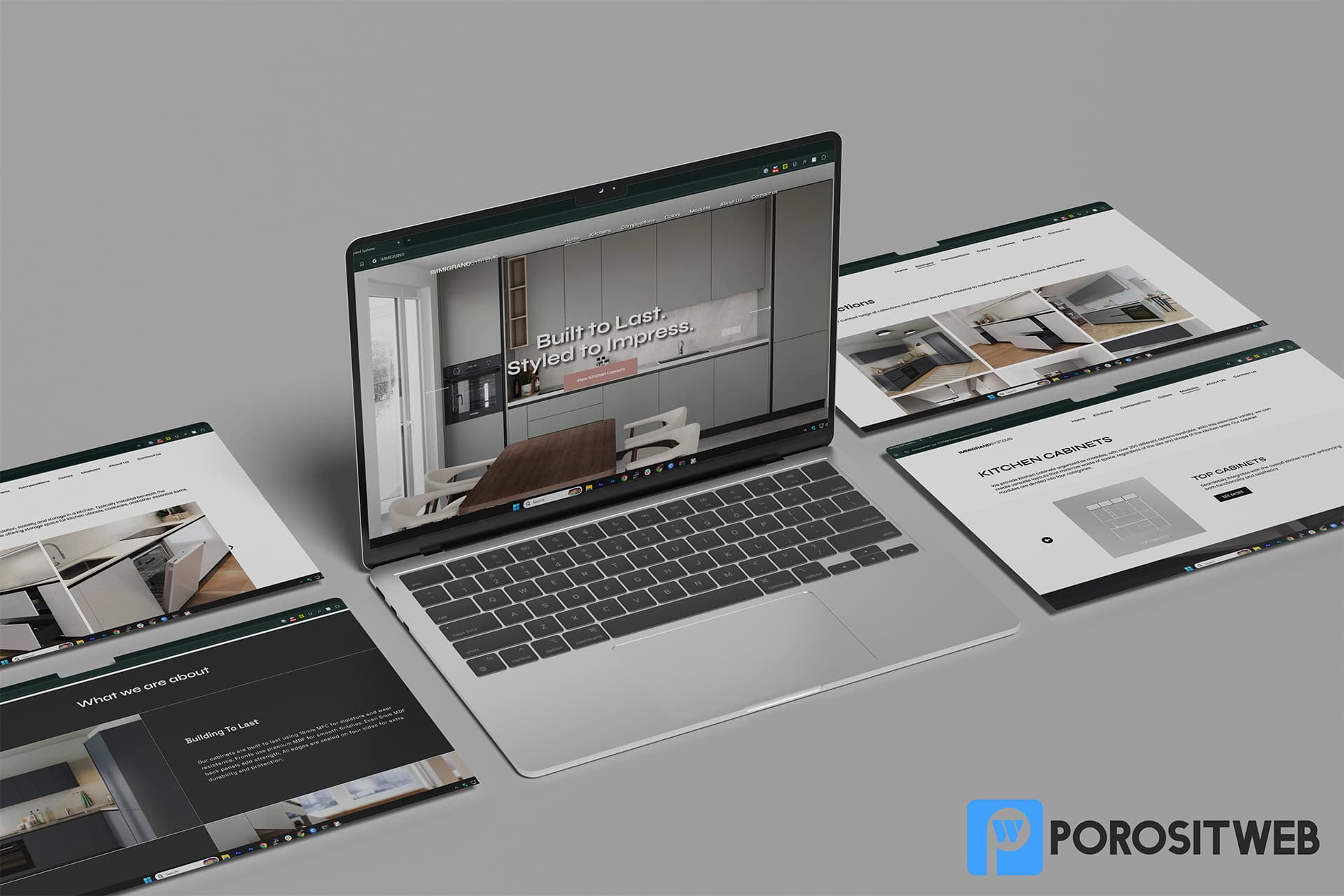 IMMIGRAND SYSTEMS – Webfaqe për Kuzhina Moderne me Sistem Modular